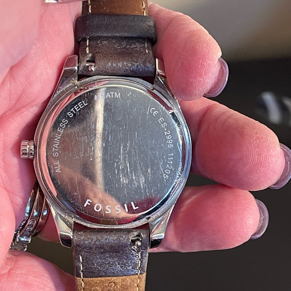 Fossil Crystal Bling Chronograph Watch - Picture 5 of 13